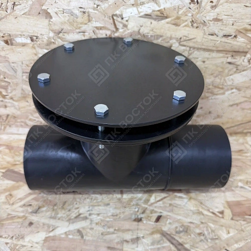 Ревизия канализационная 90 гр 160х110 SDR26 с крышкой короткая