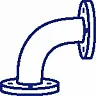 Отвод фланцевый УФ Отвод фланцевый УФ