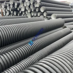 Труба пэ канализационная 230/200 SN6 гофрированная двухслойная