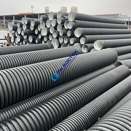 Труба пнд гофрированная 200/171 SN8 двустенная с раструбом